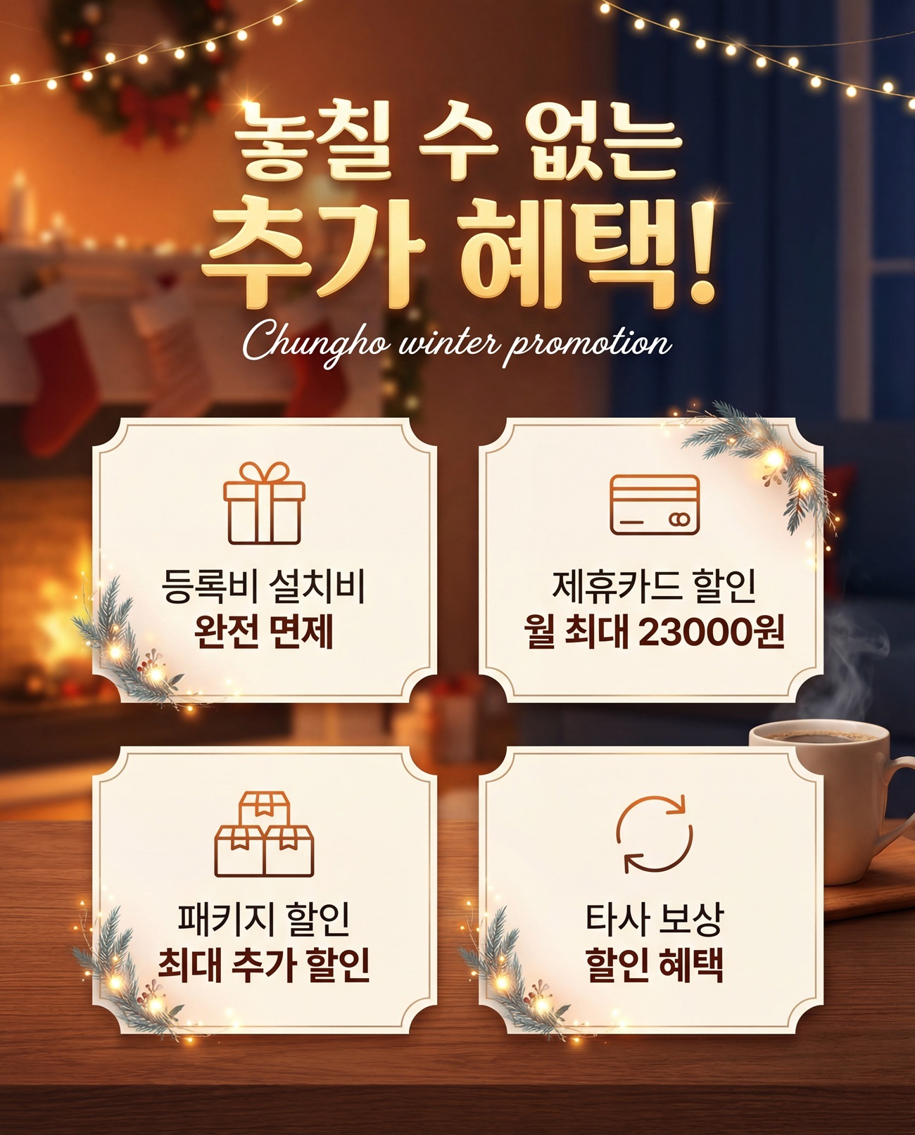 청호나이스 프로모션 상세